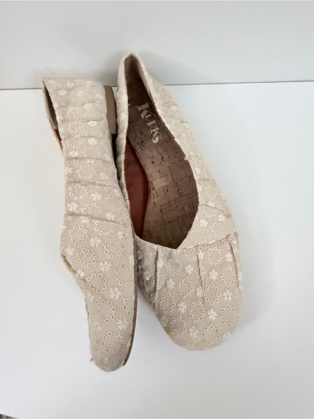 Korks fabric flats sz 9.5 - Picture 4 of 9